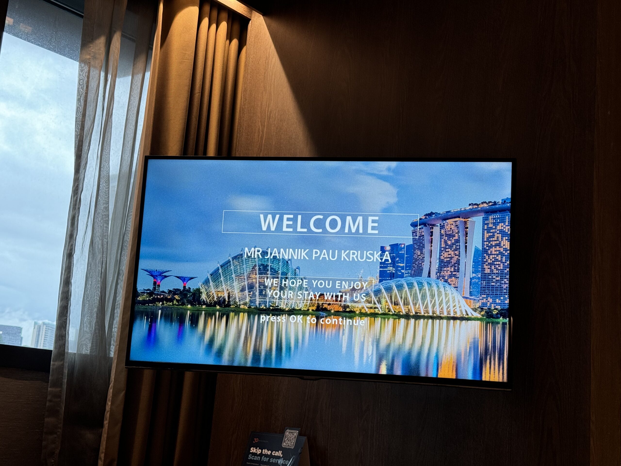 Das Hotel in Singapur